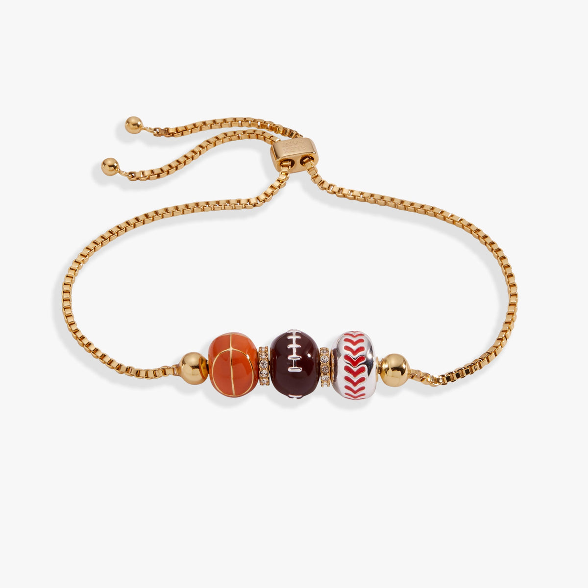 Game On Spinner Bolo Bracelet Gold | Alex and Ani