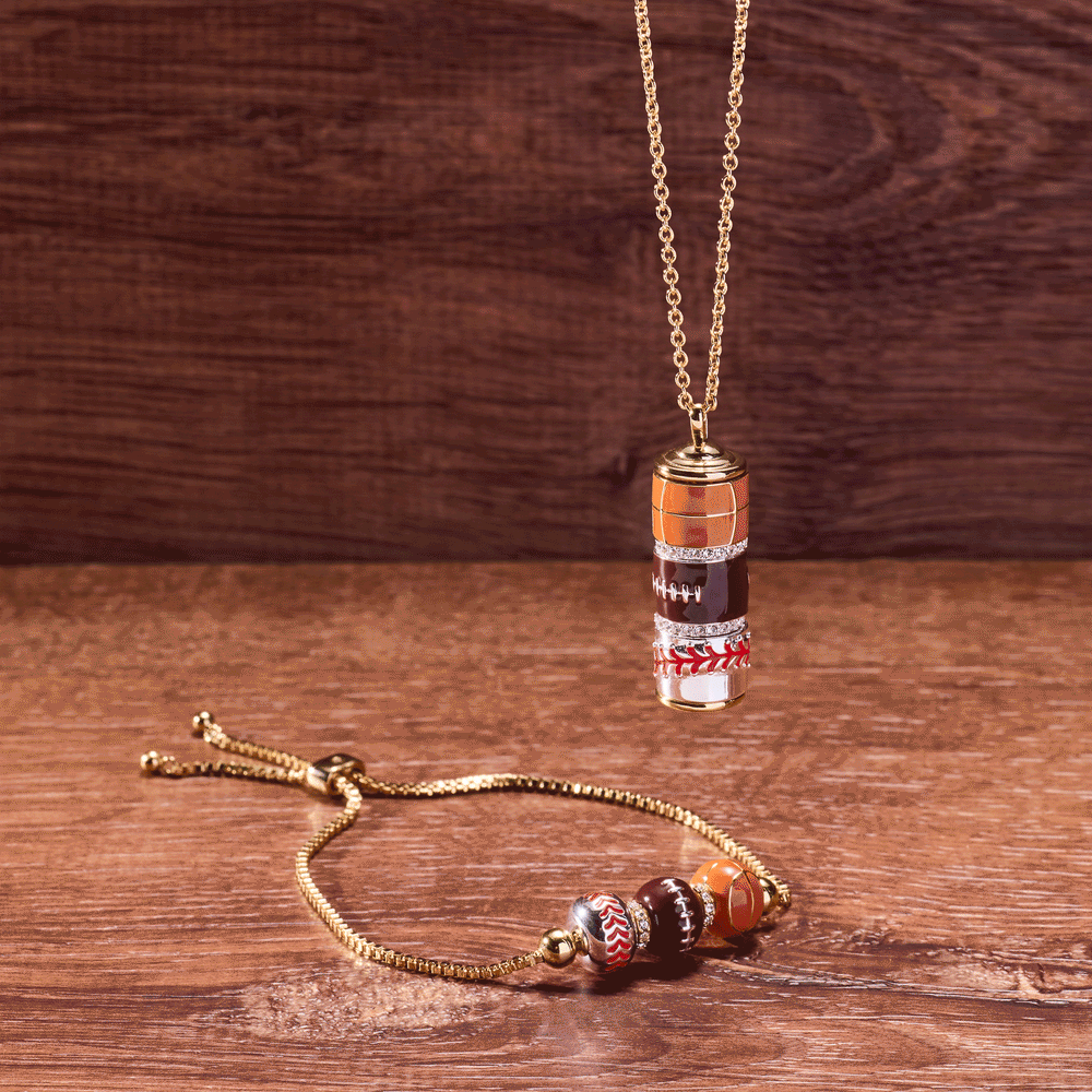 Game On Spinner Bolo Bracelet Gold | Alex and Ani