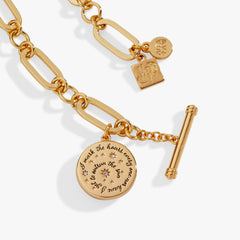 Harry Potter™ Time Turner Toggle Bracelet Gold | Alex and Ani