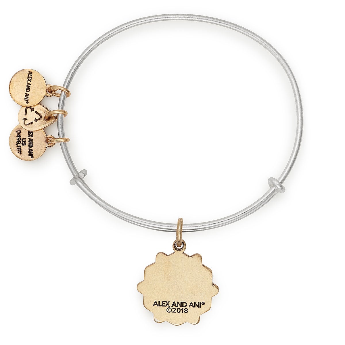 Bat Mitzvah Two Tone Charm Bangle - Alex and Ani Mixed Metal | Alex and Ani