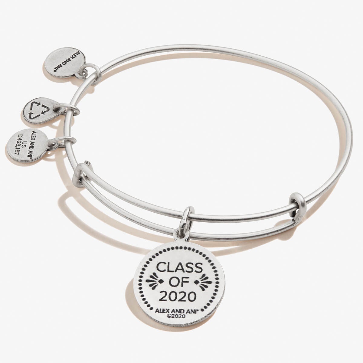 Class of 2020 Charm Bangle - Alex and Ani Rafaelian Silver | Alex and Ani