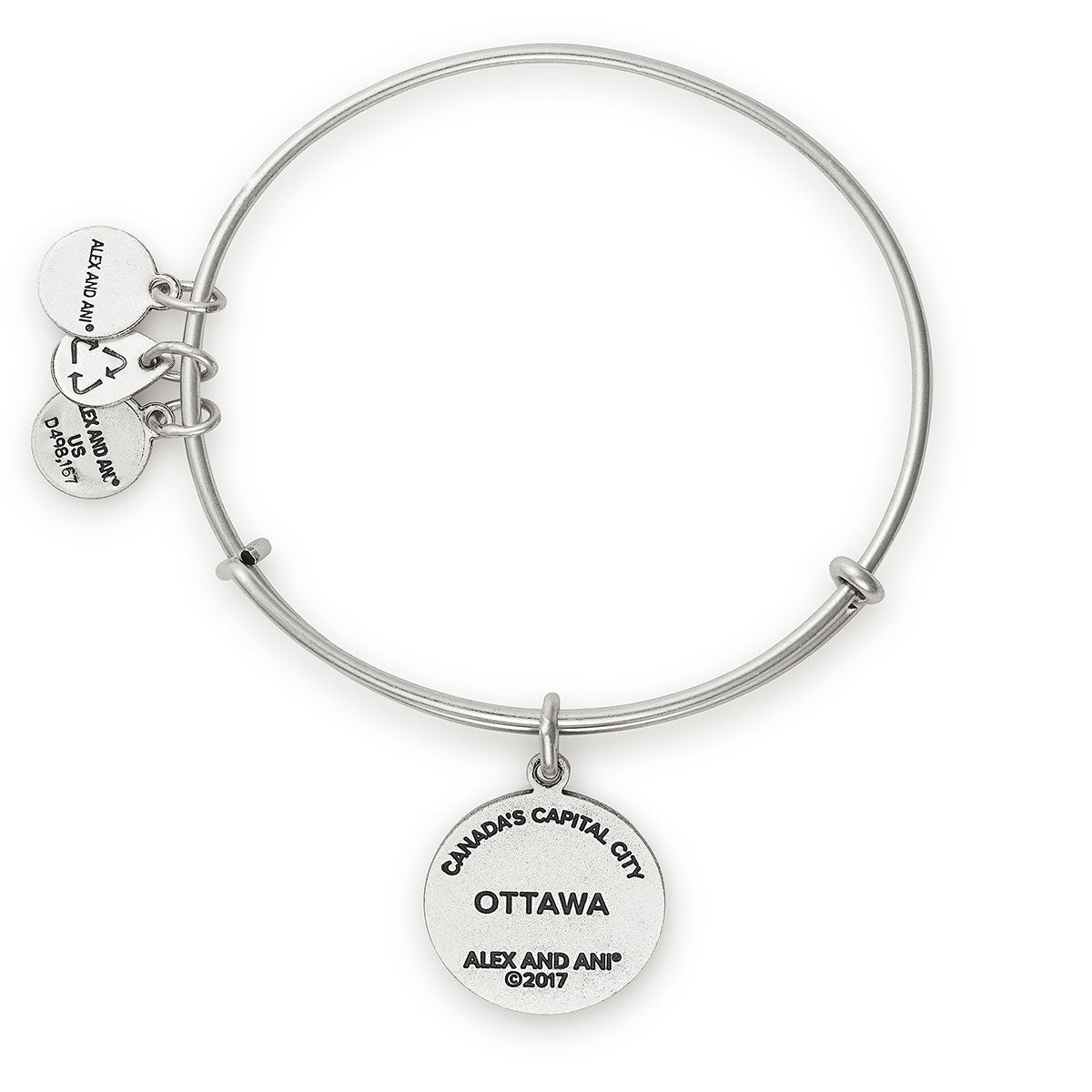Ottawa Charm Bangle, Color Infusion - Alex and Ani Rafaelian Silver | Alex and Ani