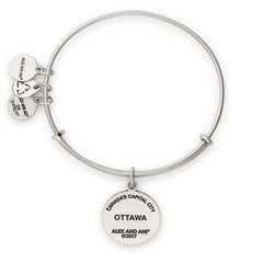 Ottawa Charm Bangle, Color Infusion - Alex and Ani Rafaelian Silver | Alex and Ani