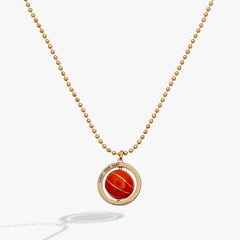 Basketball Spinner Pendant Gold | Alex and Ani