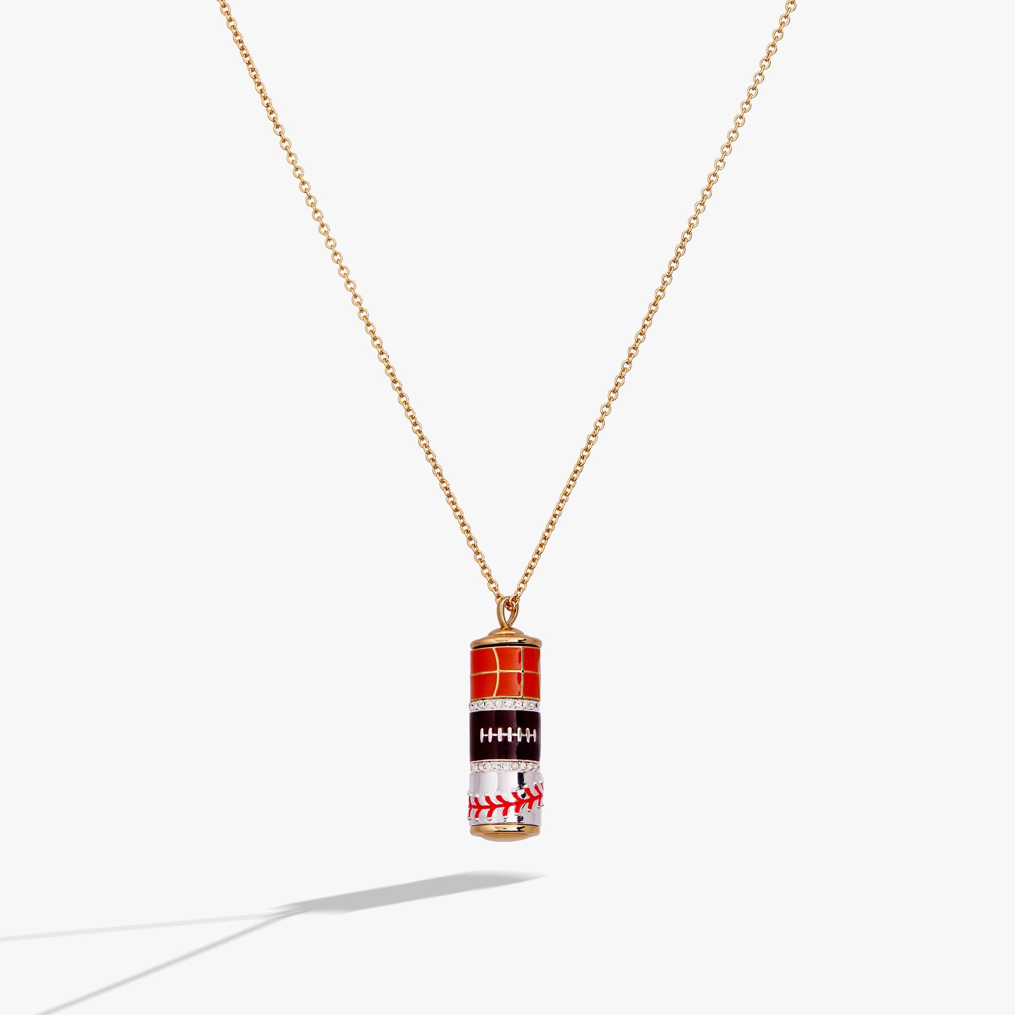 Game On Spinner Pendant Gold | Alex and Ani