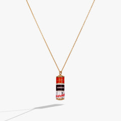 Game On Spinner Pendant Gold | Alex and Ani