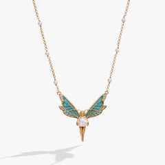 Fae Wings Fairy Pendant Necklace Gold | Alex and Ani
