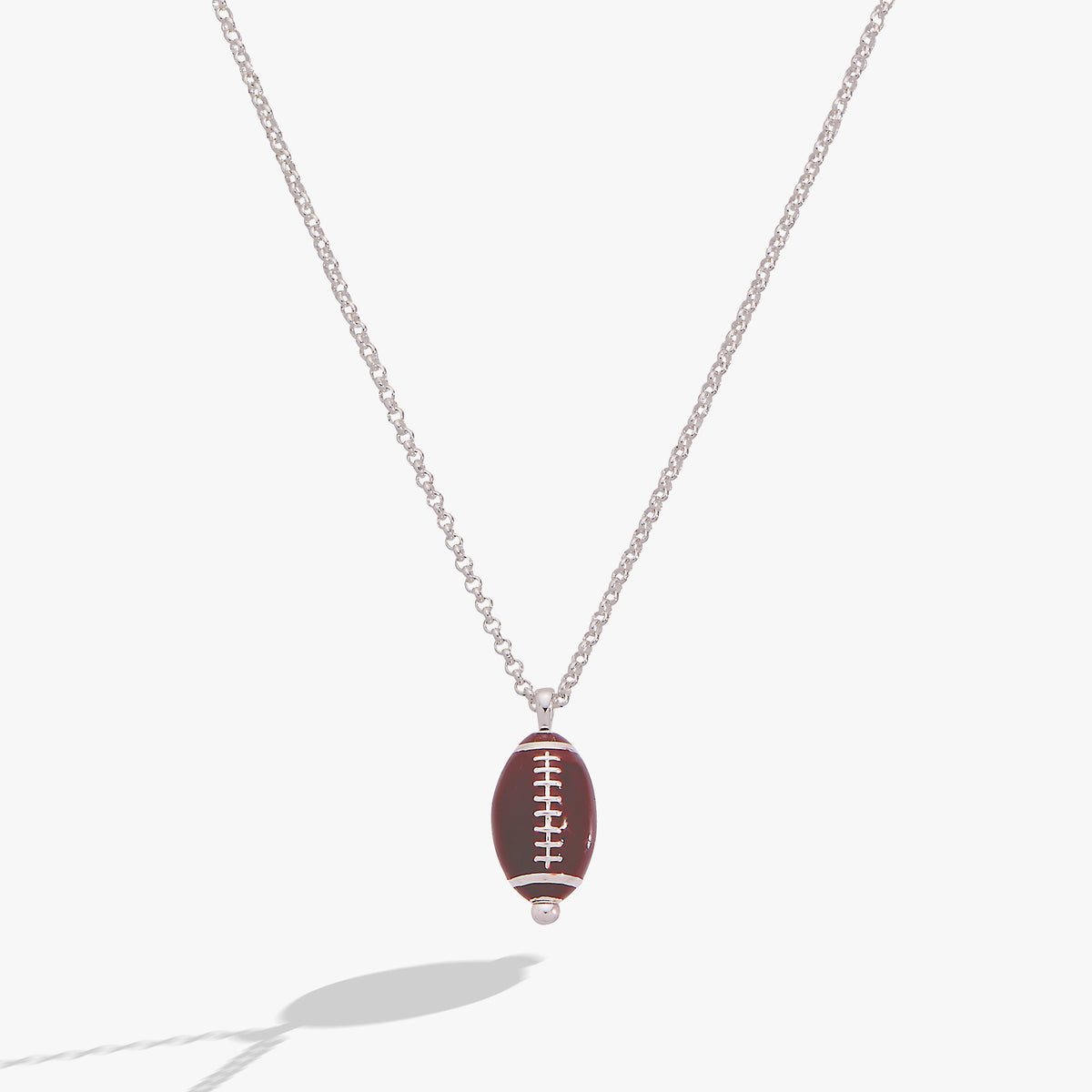 Football Spinner Pendant Silver | Alex and Ani