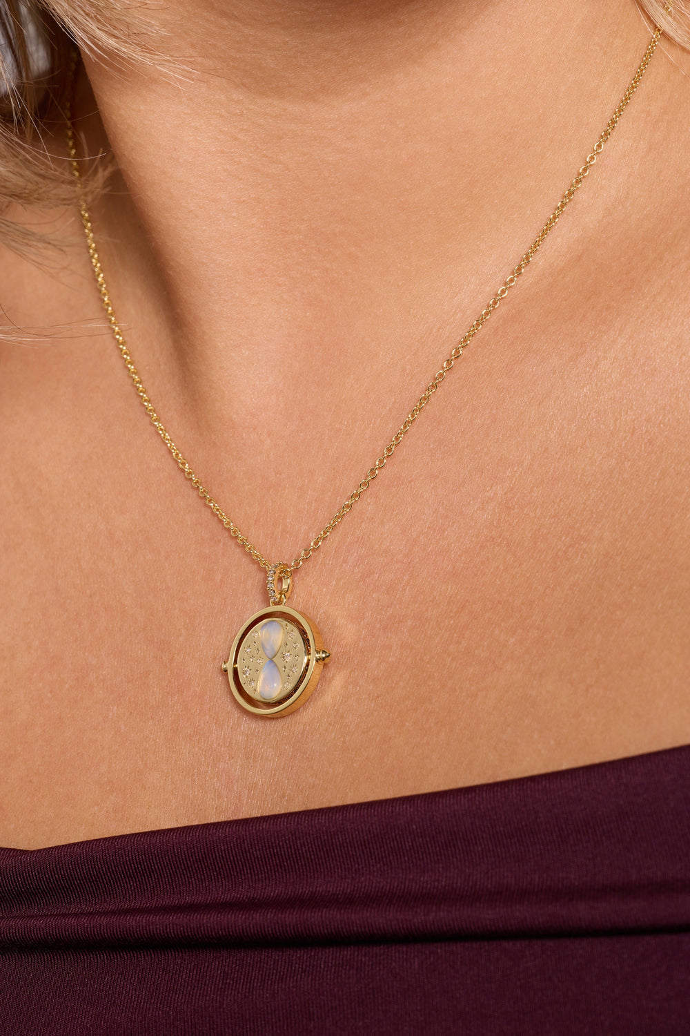 Harry Potter™ Time Turner Pendant Gold | Alex and Ani
