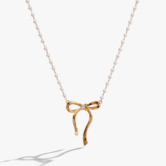 Pearl Coquette Necklace Gold | Alex and Ani