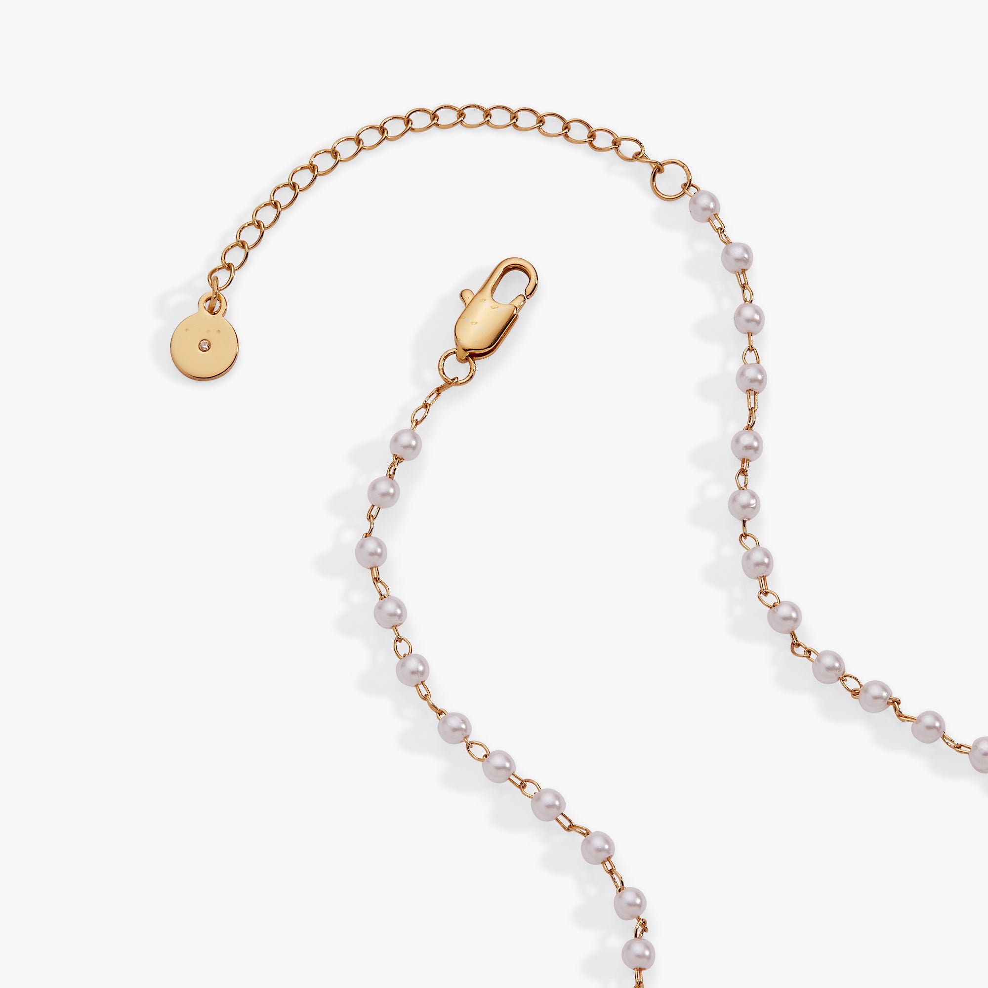 Pearl Coquette Necklace Gold | Alex and Ani