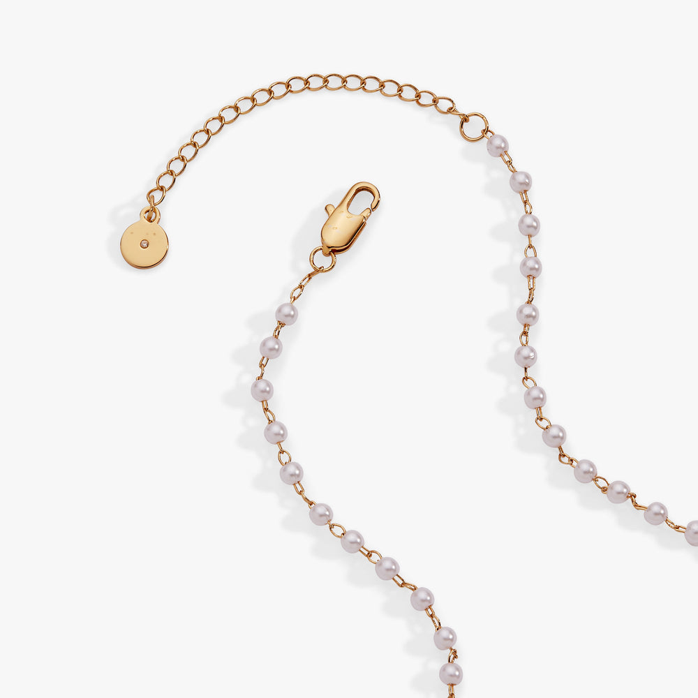 Pearl Coquette Necklace Gold | Alex and Ani