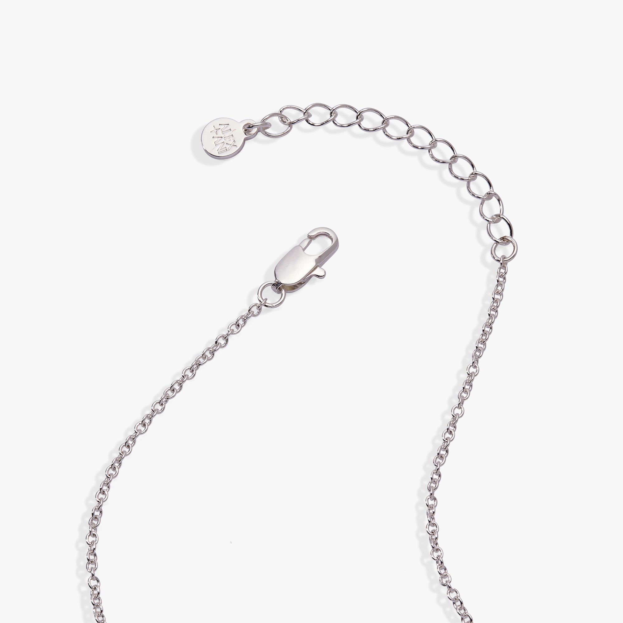 Crystal Logo Star Necklace Silver | Alex and Ani