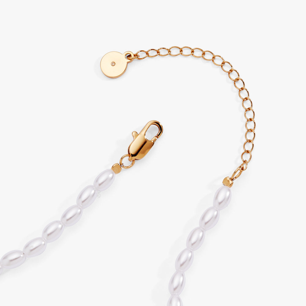 Pink Christmas Beaded Charm Necklace Gold | Alex and Ani