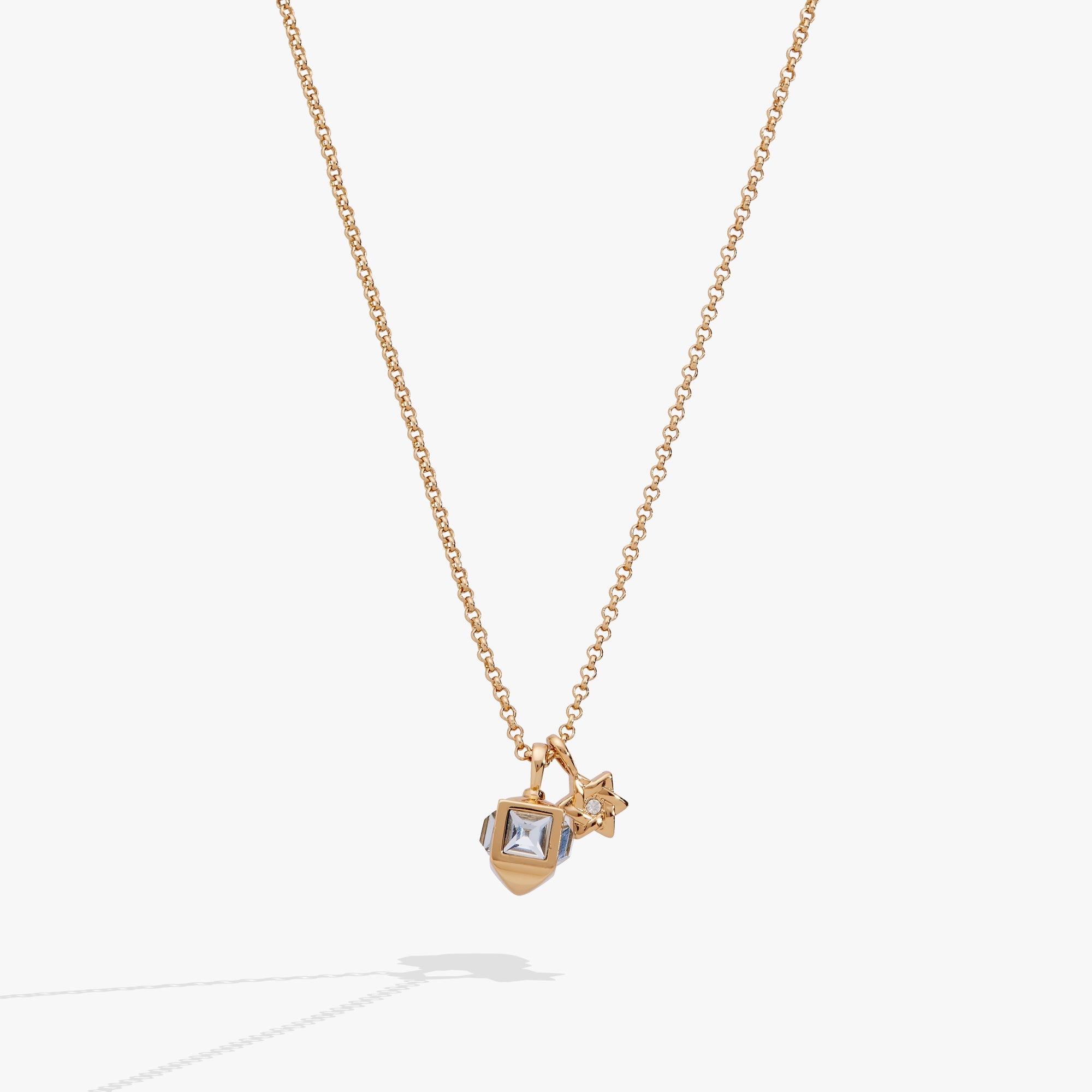 Hanukkah Duo Charm Necklace Gold | Alex and Ani