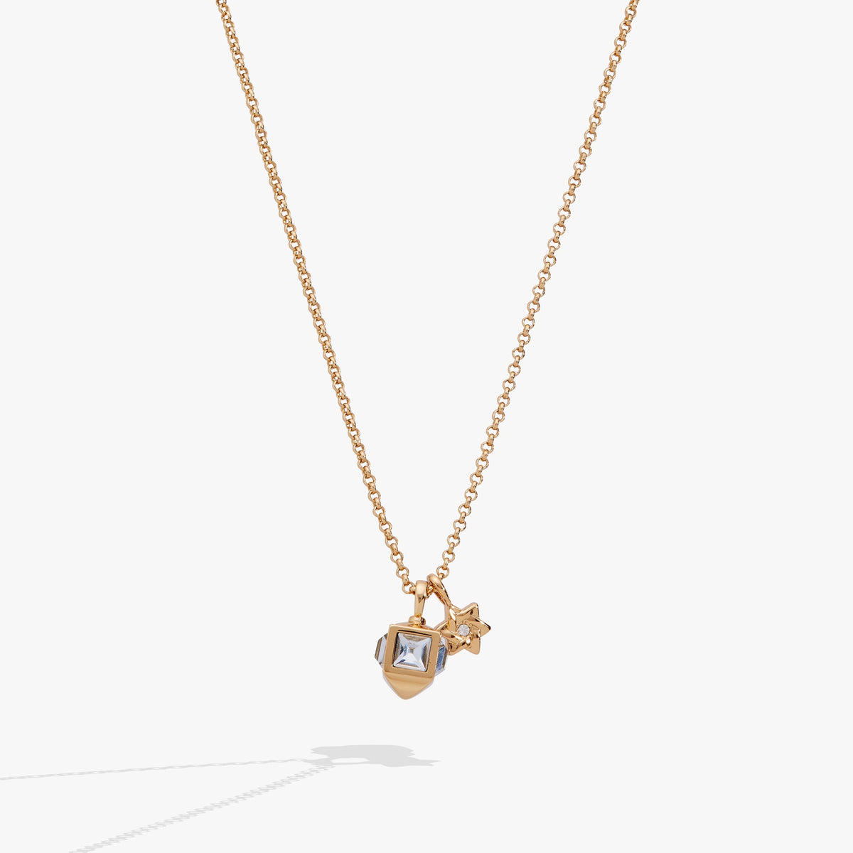 Hanukkah Duo Charm Necklace Gold | Alex and Ani