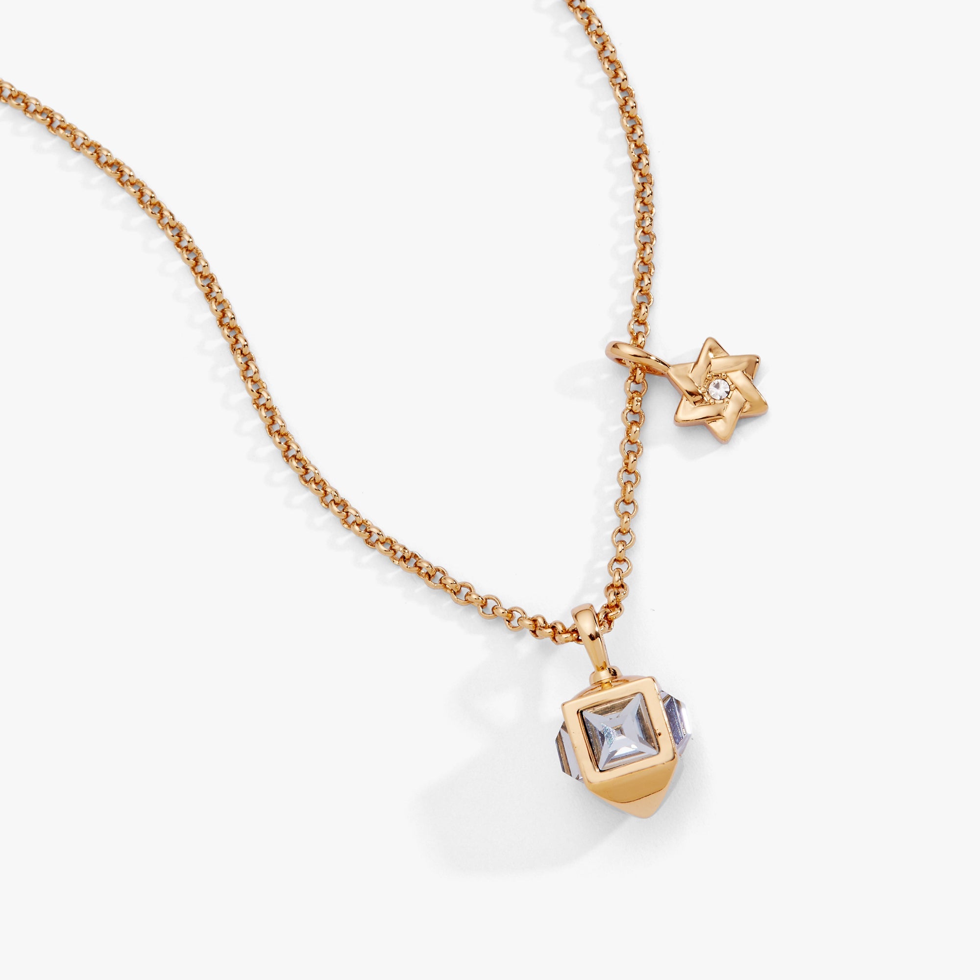 Hanukkah Duo Charm Necklace Gold | Alex and Ani