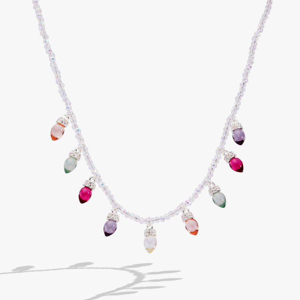 Light Bulb Beaded Necklace Gold | Alex and Ani