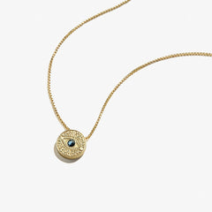 Evil Eye Crystal Charm Necklace - Alex and Ani Sterling Silver | Alex and Ani