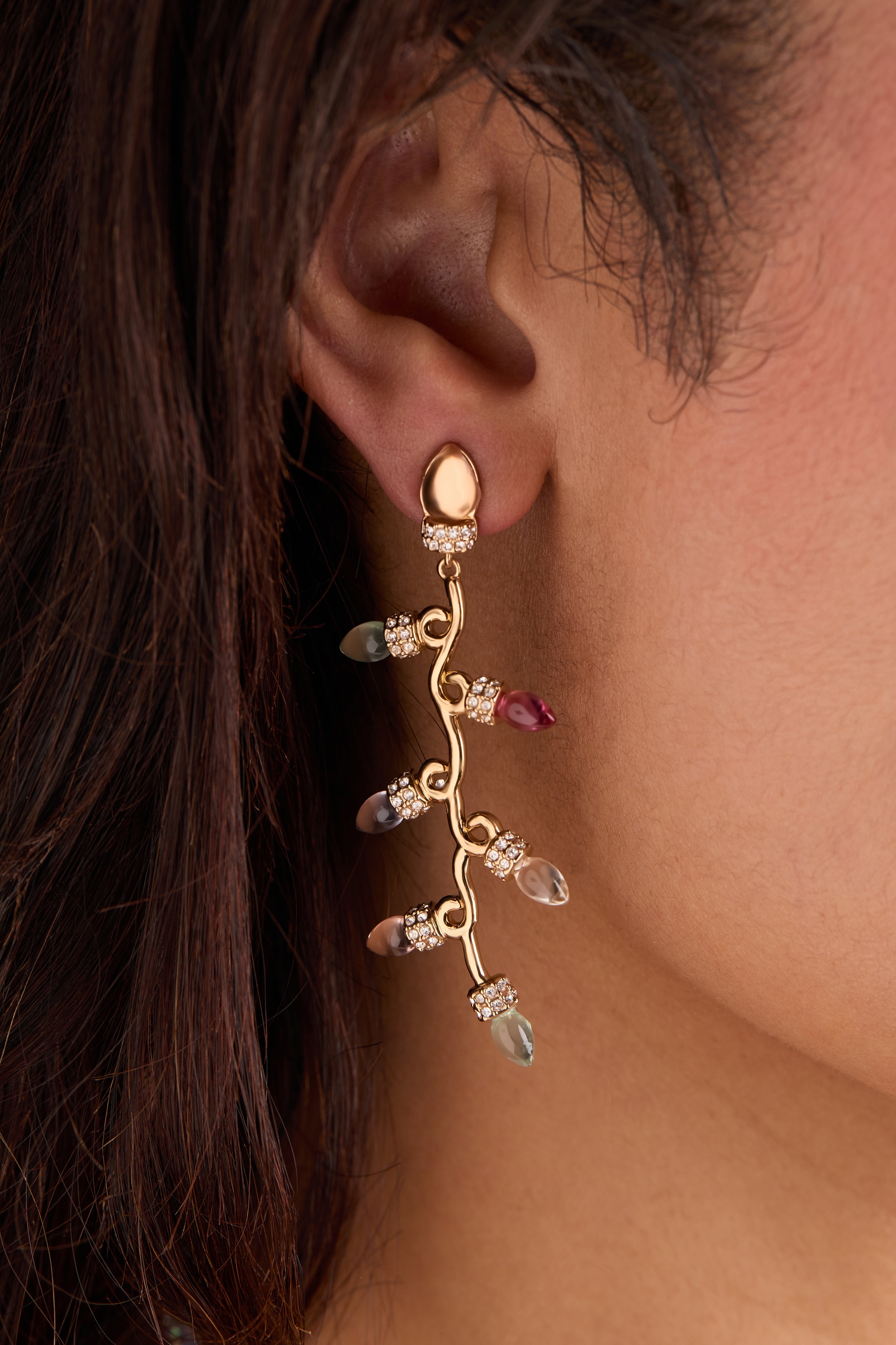 Light Bulb Drop Earring Gold | Alex and Ani