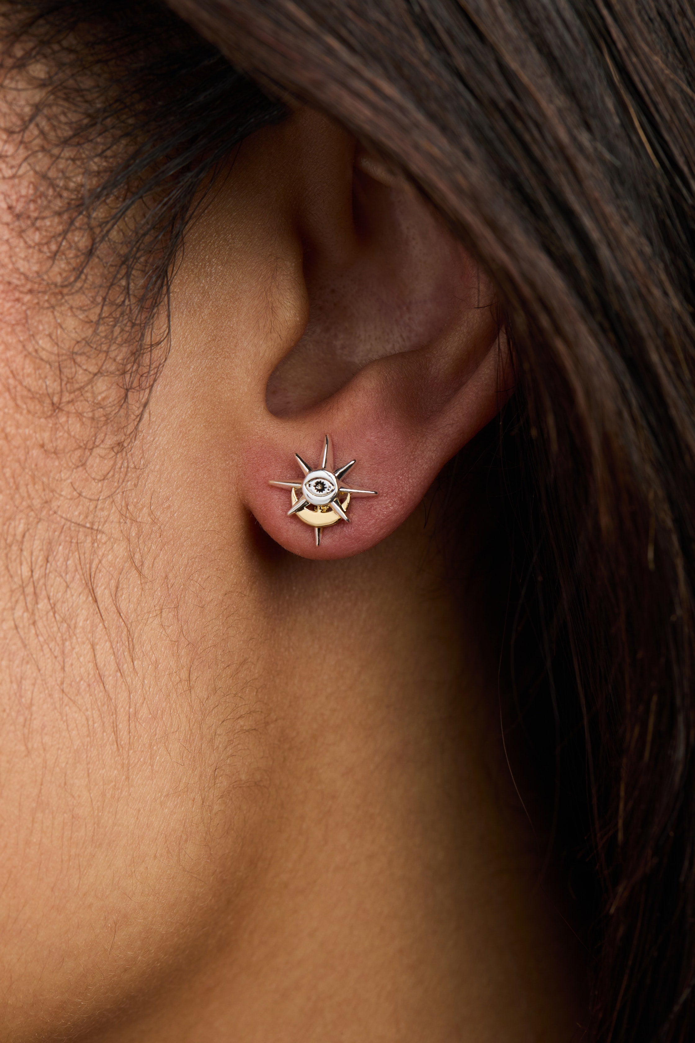Moon Magic Celestial Earring set of 2 Two Tone | Alex and Ani
