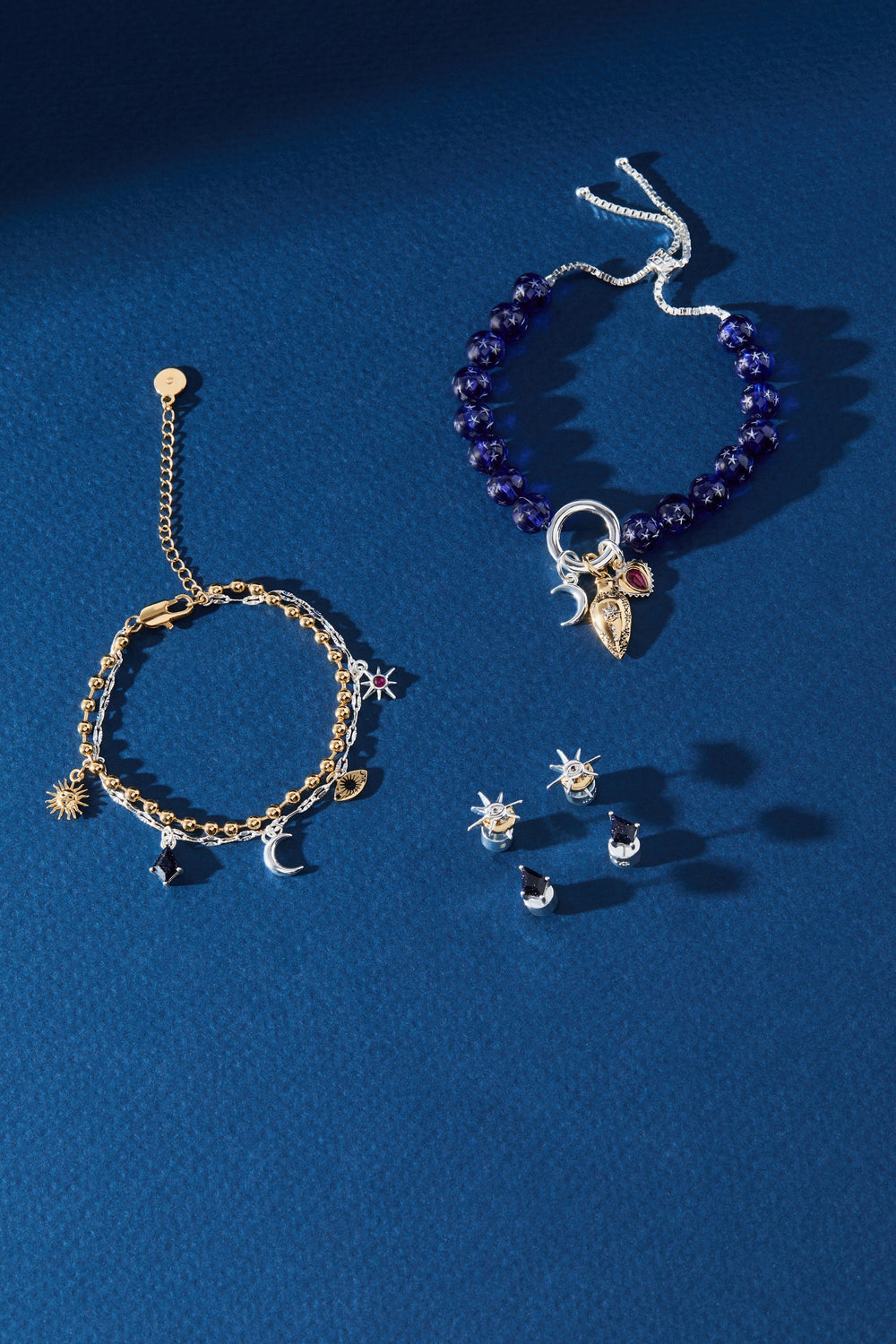 Moon Magic Celestial Earring set of 2 Two Tone | Alex and Ani