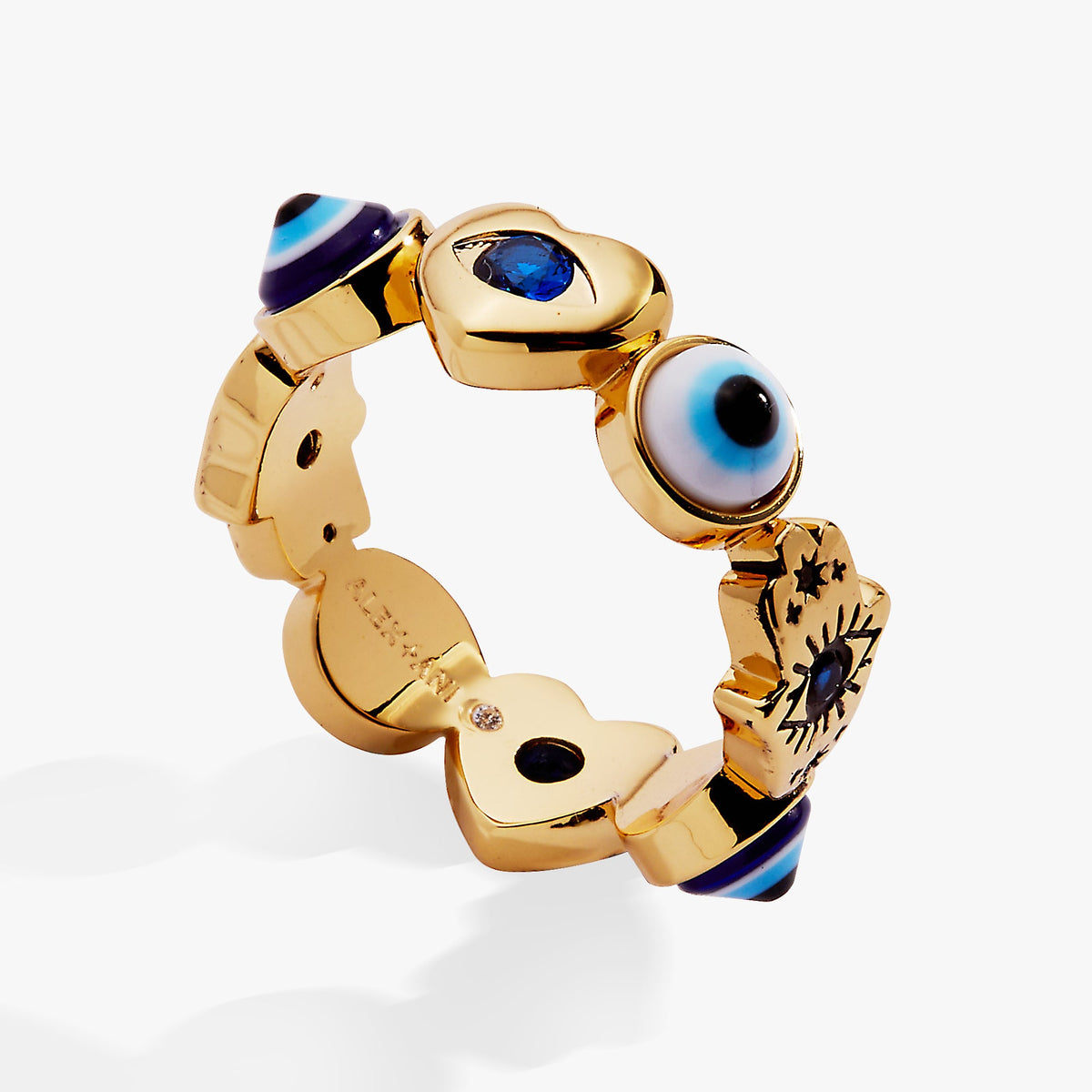 SOM - Evil Eye Band Ring Gold | Alex and Ani