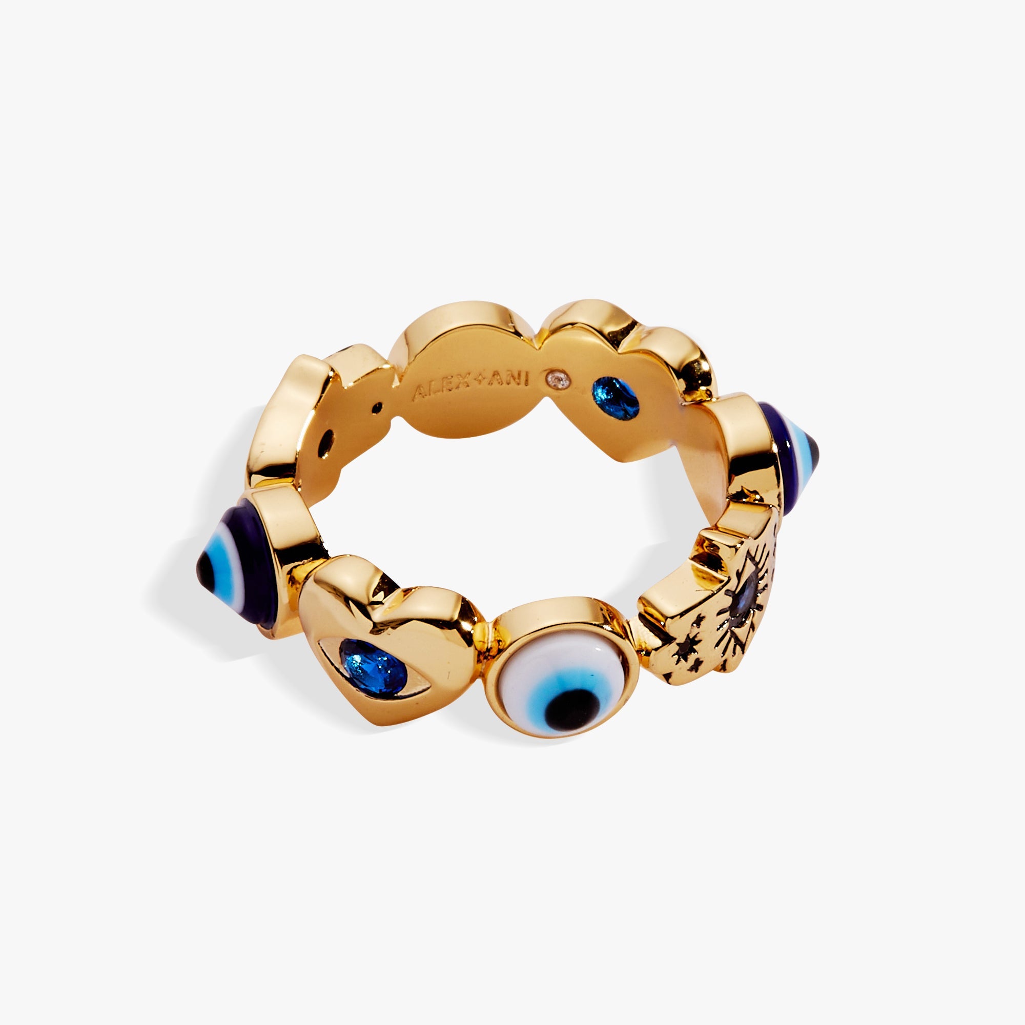 SOM - Evil Eye Band Ring Gold | Alex and Ani