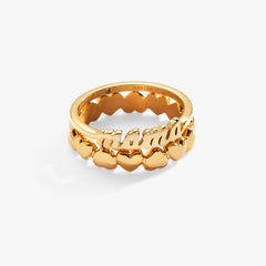 Mama Ring Set of 2 Stainless Steel Gold | Alex and Ani