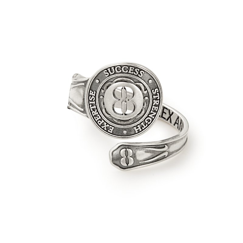 Number 8 Spoon Ring - Alex and Ani Sterling Silver | Alex and Ani