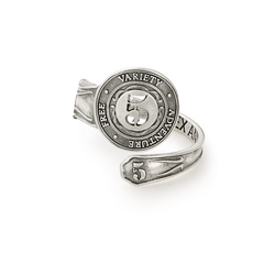 Number 5 Spoon Ring - Alex and Ani Sterling Silver | Alex and Ani