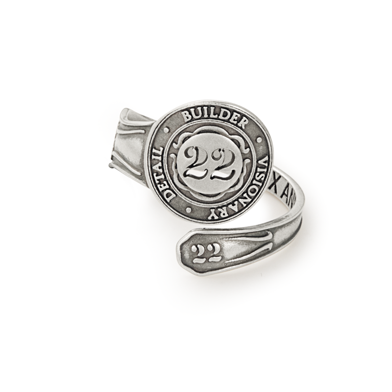 Number 22 Spoon Ring - Alex and Ani Sterling Silver | Alex and Ani