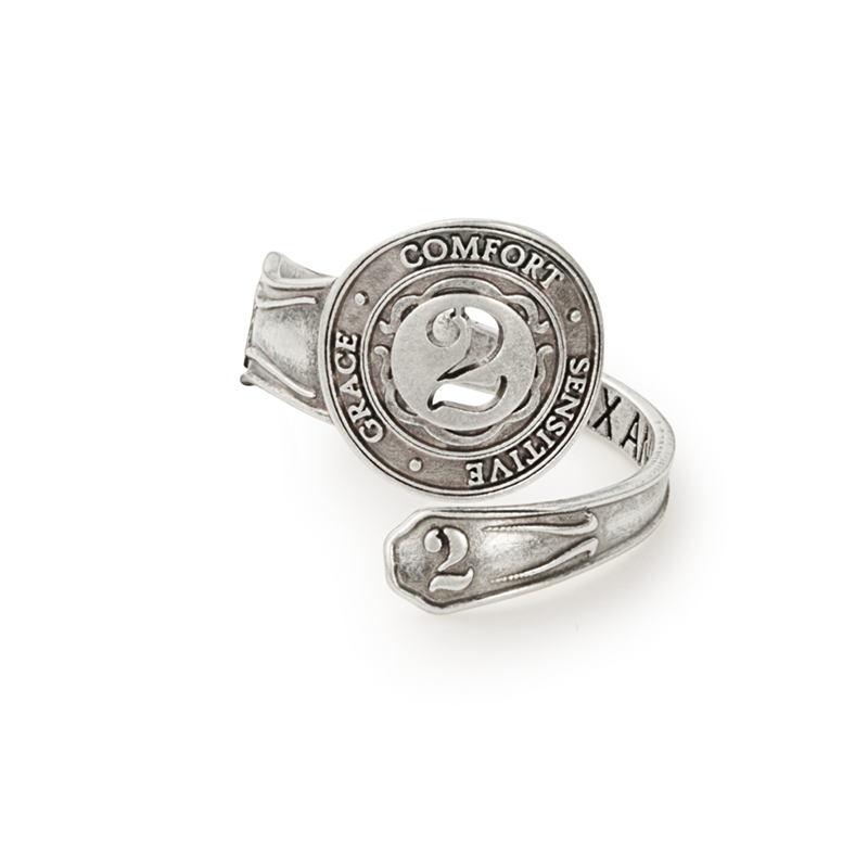 Number 2 Spoon Ring - Alex and Ani Sterling Silver | Alex and Ani