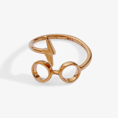 Harry Potter™ Glasses + Scar Ring Wrap - Alex and Ani 14kt Gold Over Sterling Silver | Alex and Ani