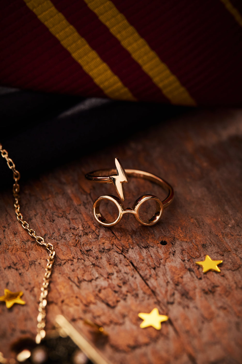 Harry Potter™ Glasses + Scar Ring Wrap - Alex and Ani 14kt Gold Over Sterling Silver | Alex and Ani