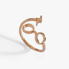 Harry Potter™ Glasses + Scar Ring Wrap - Alex and Ani 14kt Gold Over Sterling Silver | Alex and Ani