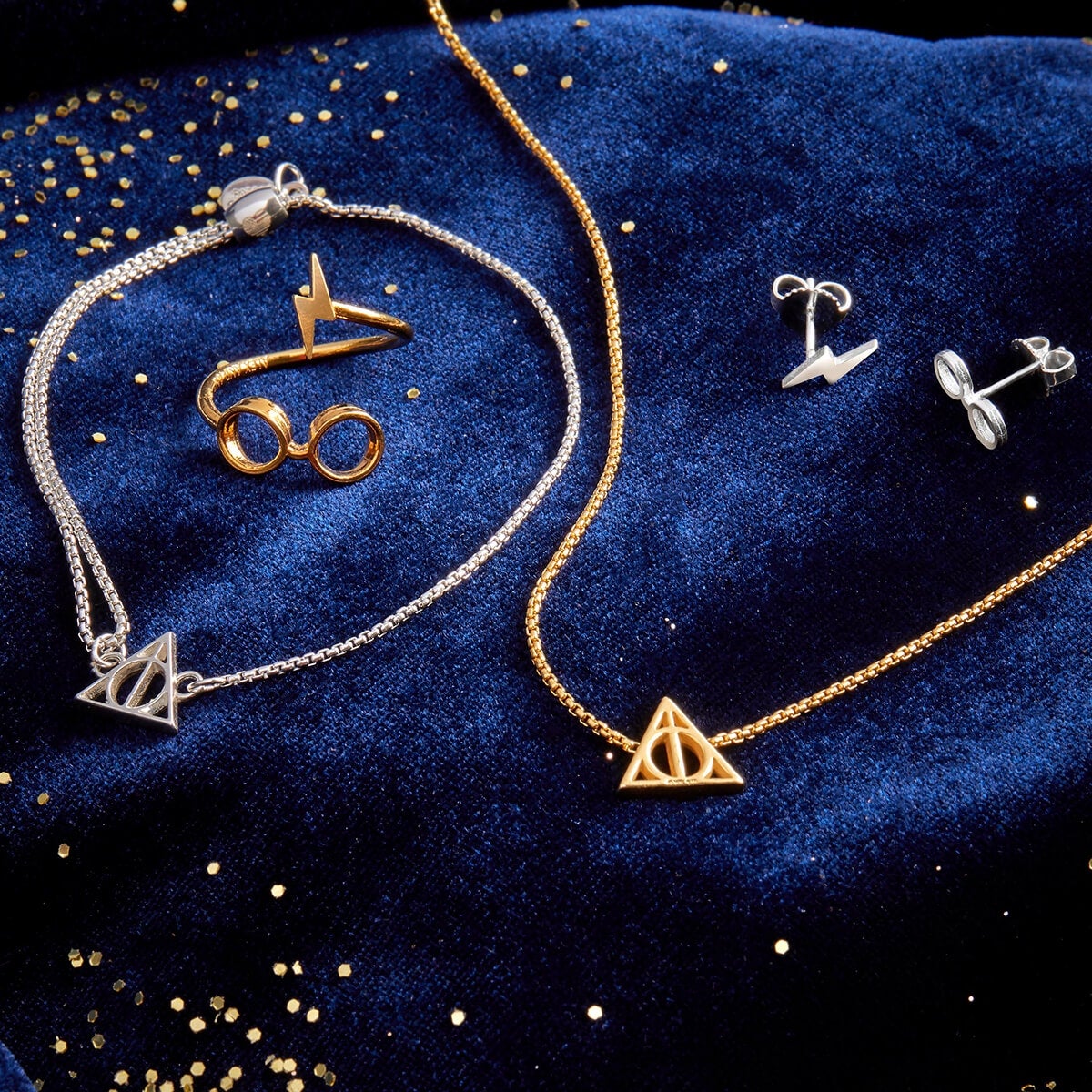 Harry Potter™ Glasses + Scar Ring Wrap - Alex and Ani 14kt Gold Over Sterling Silver | Alex and Ani