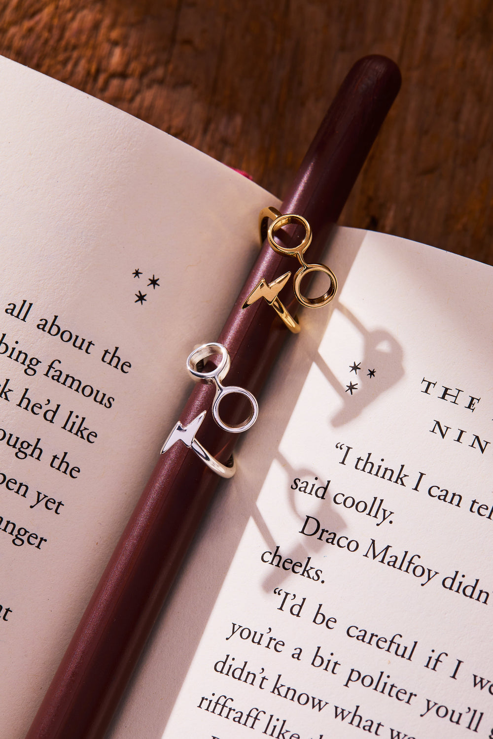 Harry Potter™ Glasses + Scar Ring Wrap - Alex and Ani 14kt Gold Over Sterling Silver | Alex and Ani