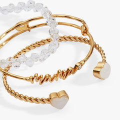 Mama Bangle Set of 3 Gold | Alex and Ani