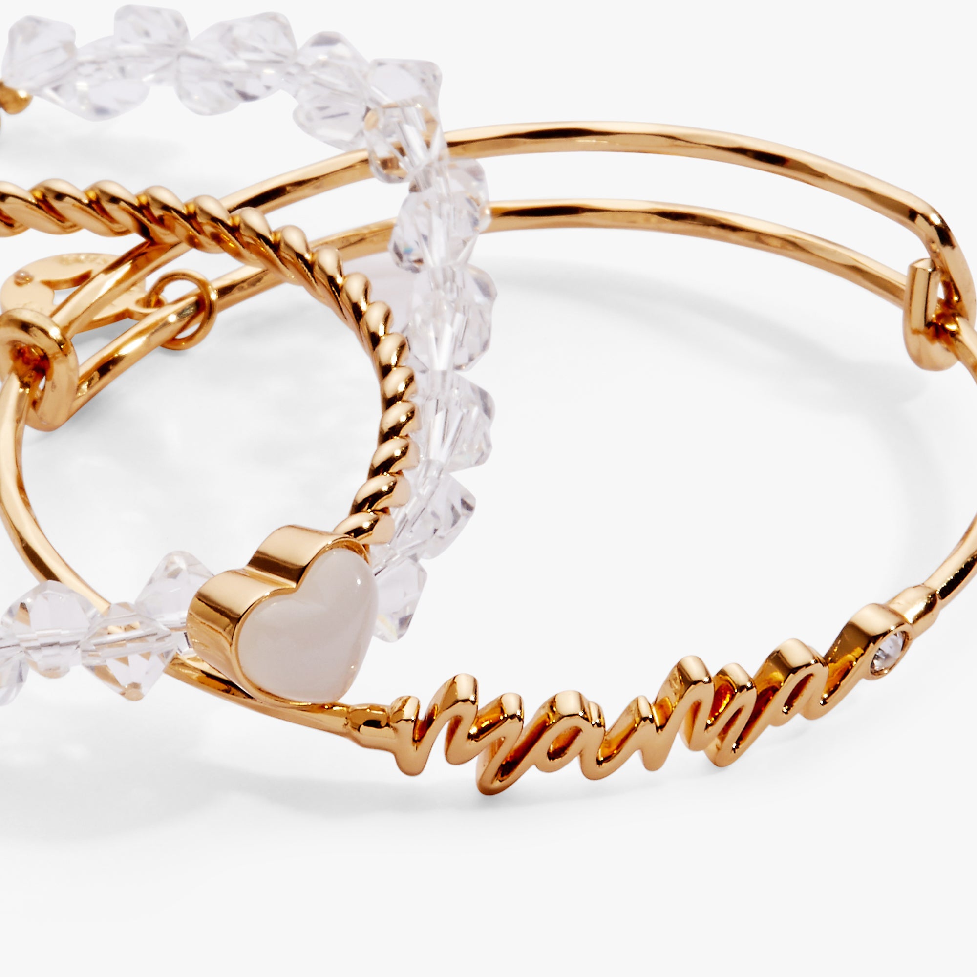 Mama Bangle Set of 3 Gold | Alex and Ani