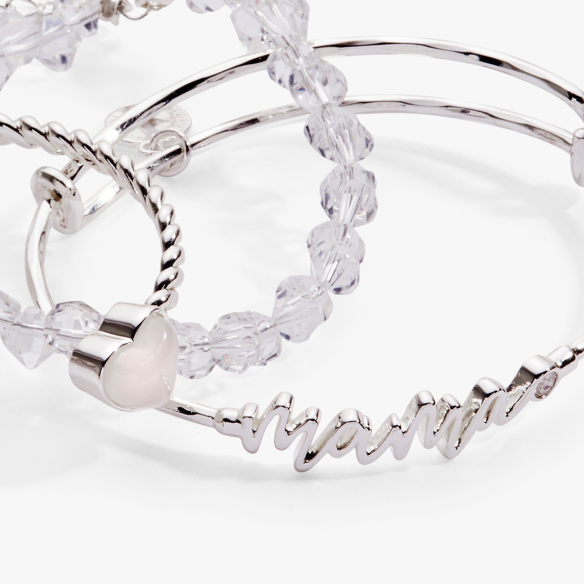 Mama Bangle Set of 3 Silver | Alex and Ani