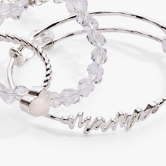 Mama Bangle Set of 3 Silver | Alex and Ani