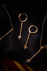 Harry Potter Hermione Wand Earrings 14kt Gold Over Sterling Silver | Alex and Ani