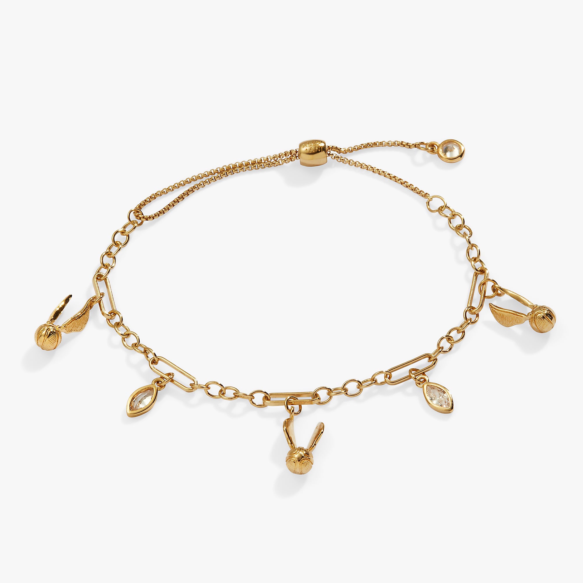 Harry Potter Golden Snitch Bracelet 14kt Gold Over Sterling Silver | Alex and Ani