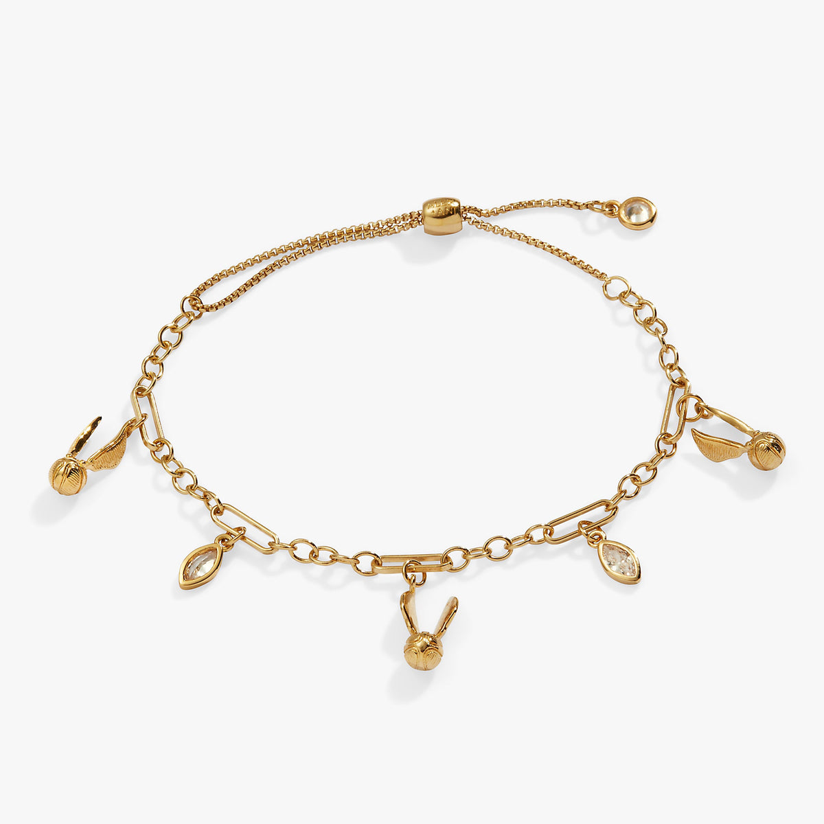 Harry Potter Golden Snitch Bracelet 14kt Gold Over Sterling Silver | Alex and Ani