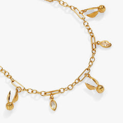 Harry Potter Golden Snitch Bracelet 14kt Gold Over Sterling Silver | Alex and Ani