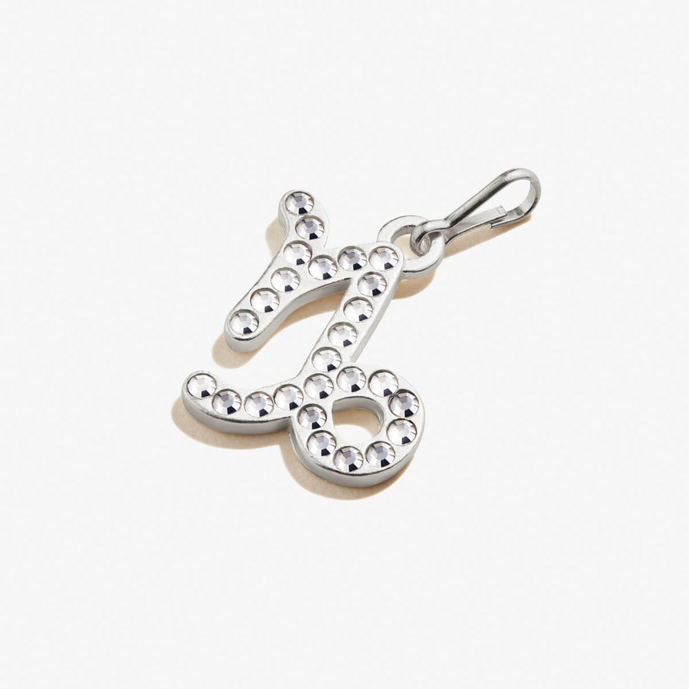 Capricorn Zodiac Charm with Crystals 14kt Gold Over Sterling Silver | Alex and Ani