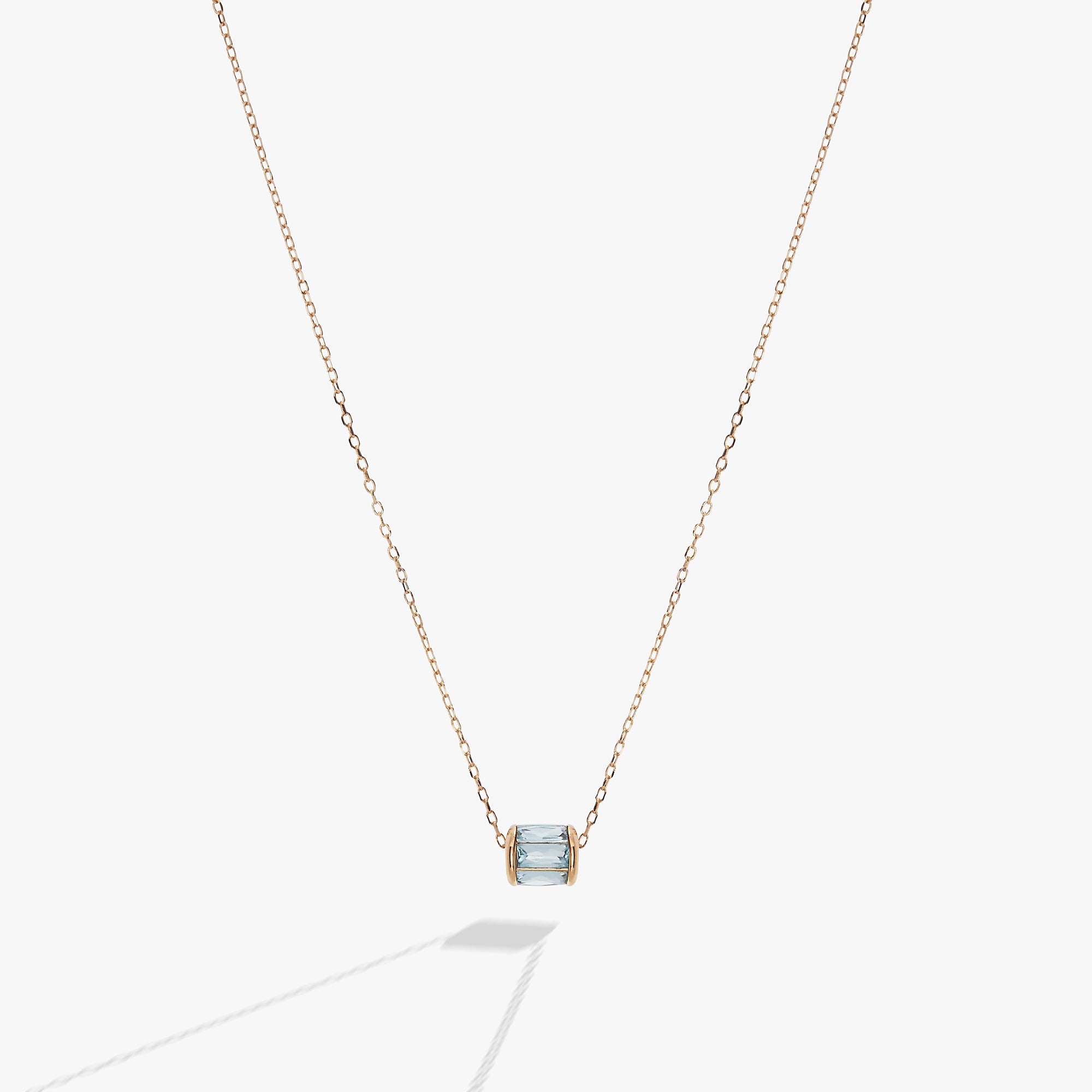 March Birthstone Precious Pendant Necklace 14kt Gold Over Sterling Silver | Alex and Ani