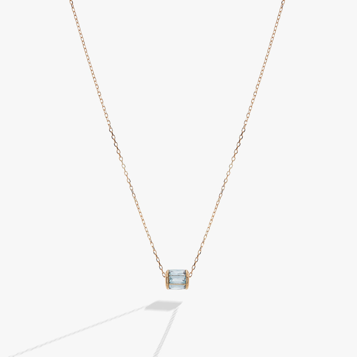 March Birthstone Precious Pendant Necklace 14kt Gold Over Sterling Silver | Alex and Ani