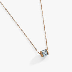 March Birthstone Precious Pendant Necklace 14kt Gold Over Sterling Silver | Alex and Ani